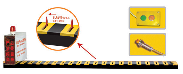 天津蓟州区V3嵌入式闯岗自动扎胎器/阻车器